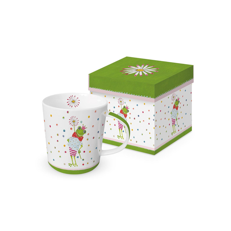 Wesoła Żaba Kubek Porcelanowy w...