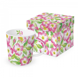 Kwiaty Kubek Porcelanowy w...