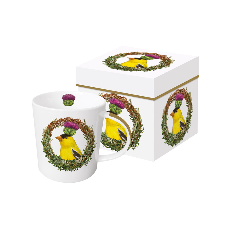 Ptaszek Kubek Porcelanowy w Ozdobnym...