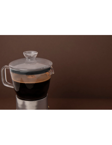 La Cafetiere Szklana Kawiarka Verona Srebrna, 290 ml