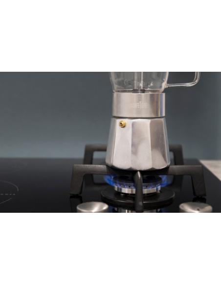 La Cafetiere Szklana Kawiarka Verona Srebrna, 290 ml