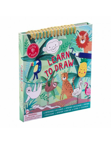 Dżungla Zestaw do Nauki Rysowania dla Dzieci