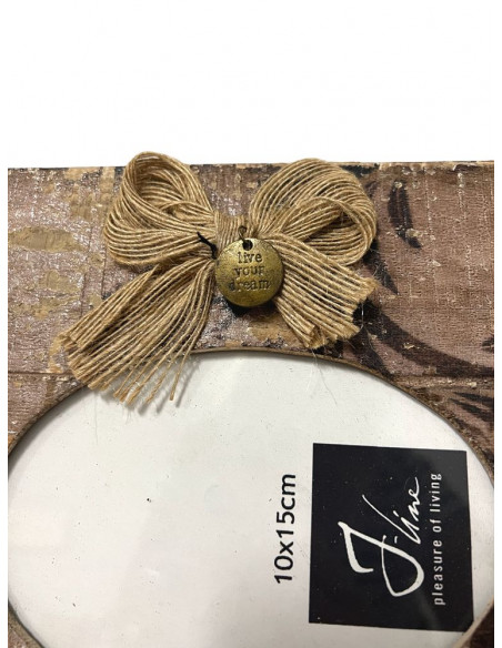 Ramka postarzana drewniana 26 x 3 x 21 cm (10x15cm