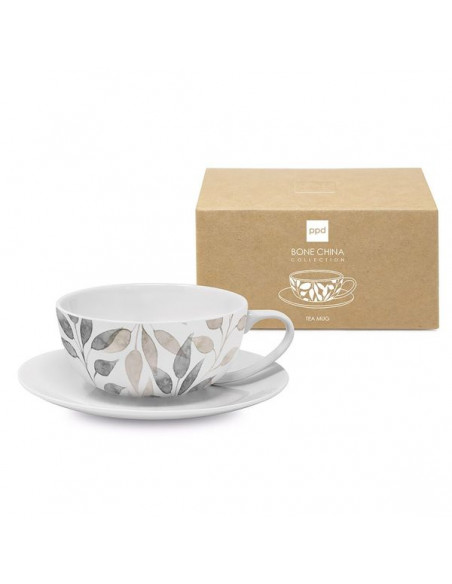 Liście Skandynawskie Filiżanka Porcelanowa 350 ml
