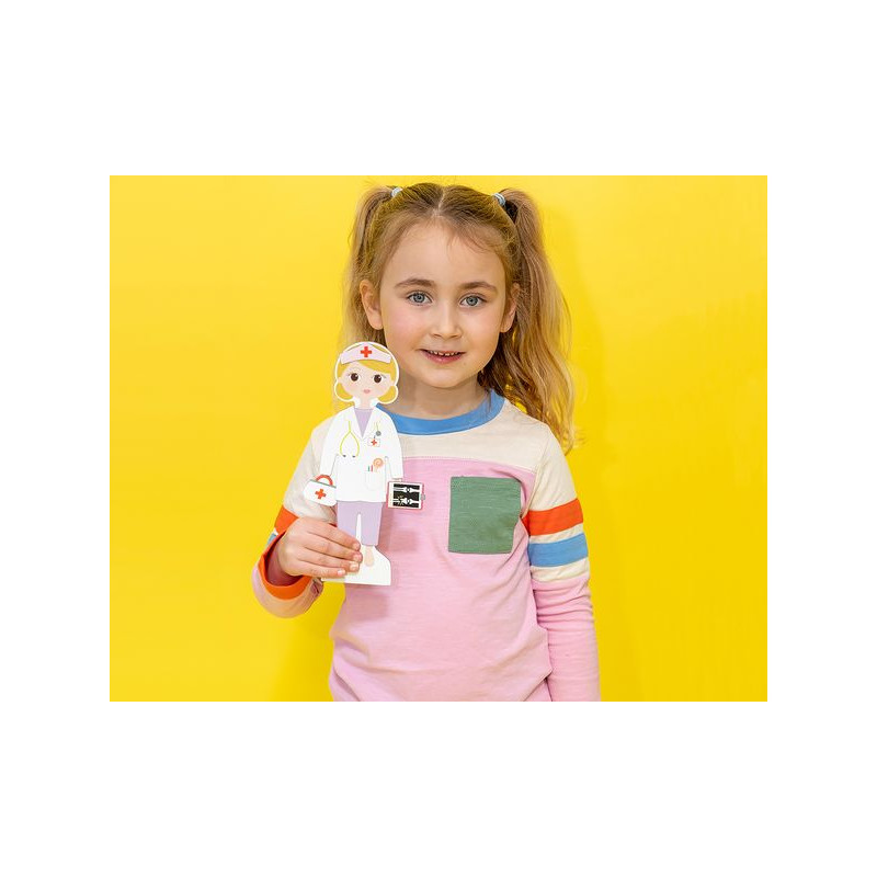 Magnetyczna ubieranka - lalka Florence