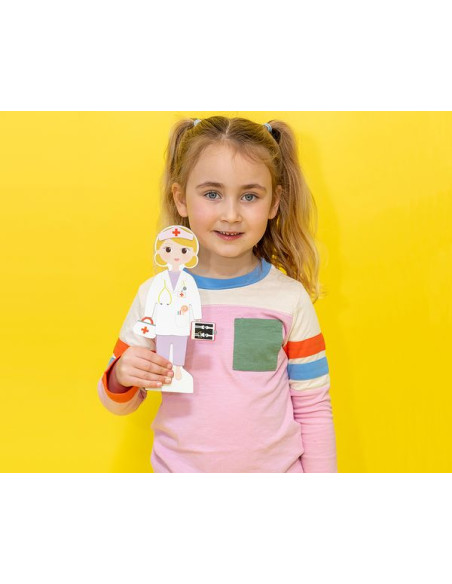 Magnetyczna ubieranka - lalka Florence