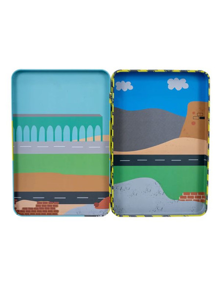 Na Budowie Magnetyczna Układanka w Pudełku  