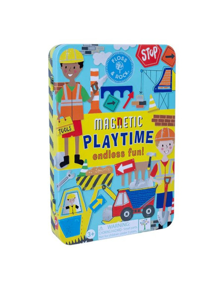 Na Budowie Magnetyczna Układanka w Pudełku  