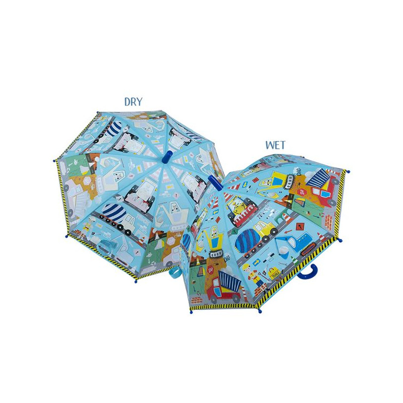 Na Budowie Parasolka Zmieniająca Kolory