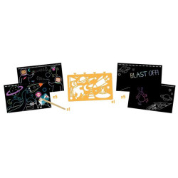 Kosmos Zdrapywanka z Rysikiem  2