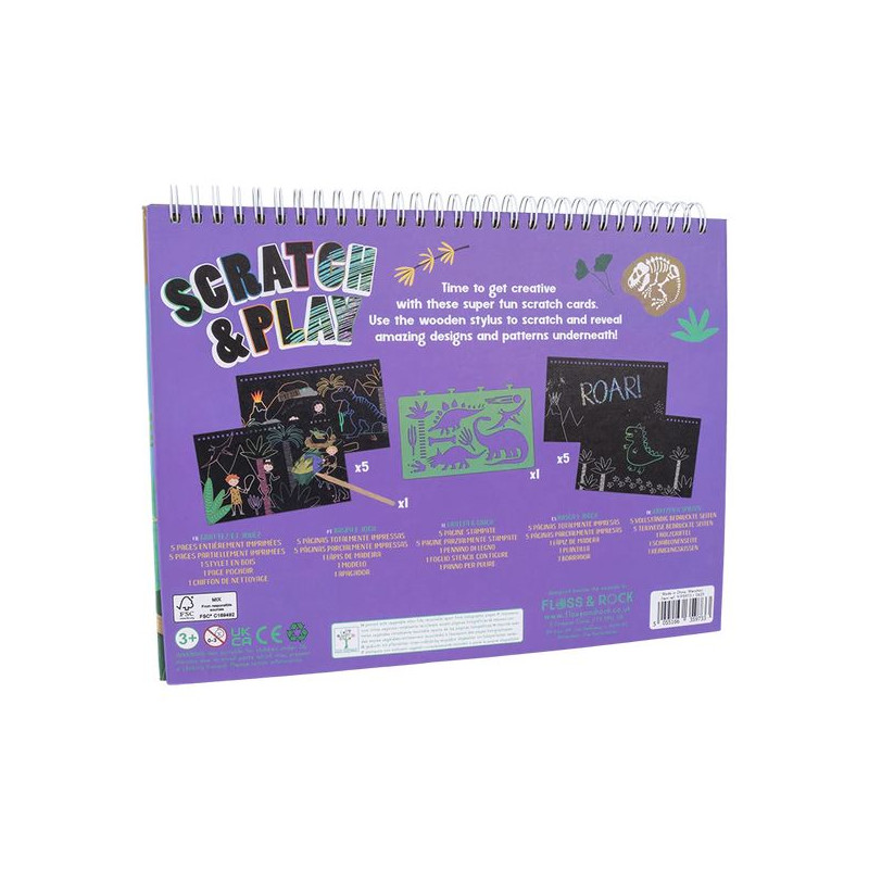 Dinozaury Zdrapywanka z Rysikiem 