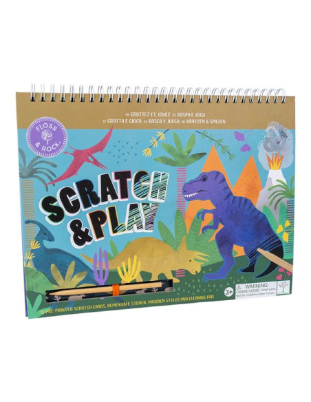 Dinozaury Zdrapywanka z Rysikiem 