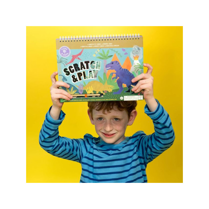 Dinozaury Zdrapywanka z Rysikiem 