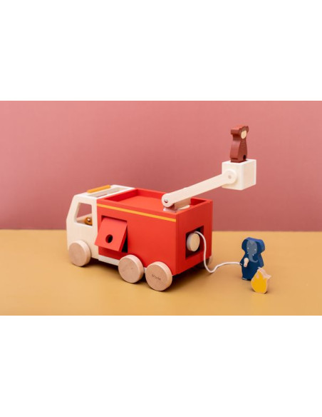 Wóz Strażacki Drewniany 