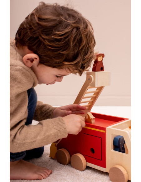 Wóz Strażacki Drewniany 