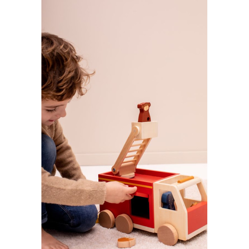 Wóz Strażacki Drewniany 