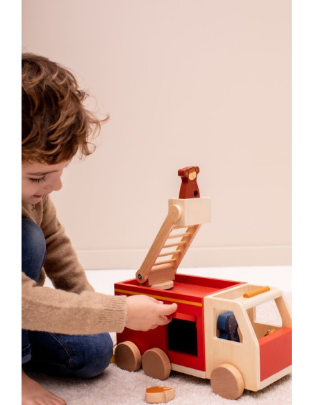 Wóz Strażacki Drewniany 