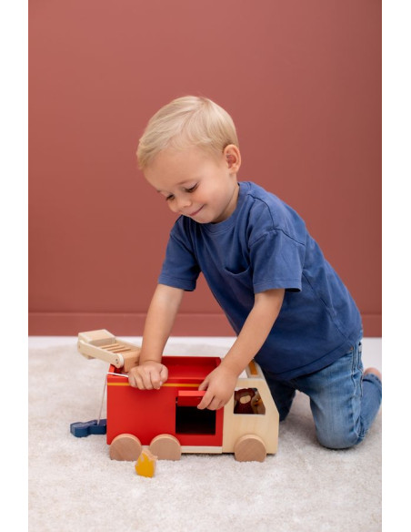 Wóz Strażacki Drewniany 