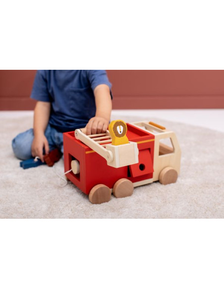 Wóz Strażacki Drewniany 