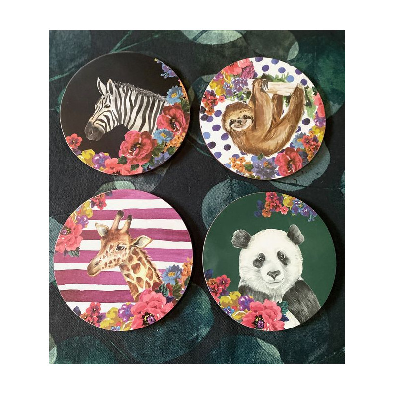 Mikasa Safari Podkładki Okrągłe 4 szt