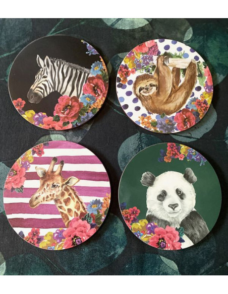 Mikasa Safari Podkładki Okrągłe 4 szt