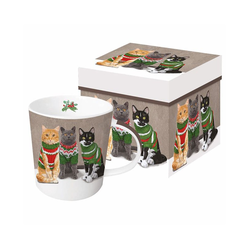 "Koty w Sweterkach" Kubek Porcelanowy...