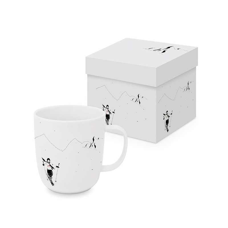 "Narciarka" Kubek Porcelanowy w...