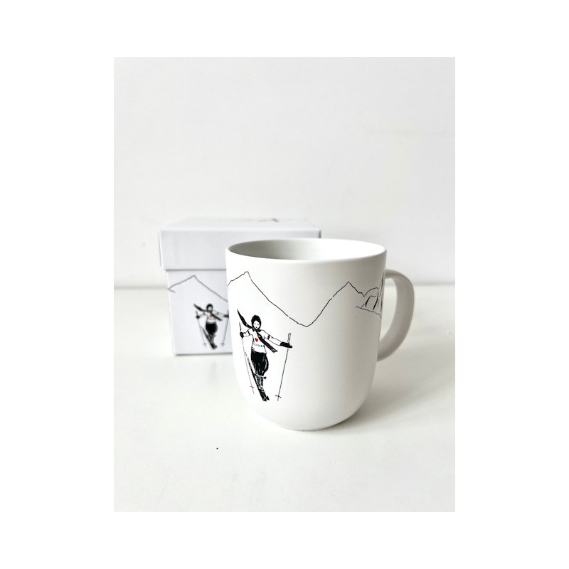 "Narciarka" Kubek Porcelanowy w...