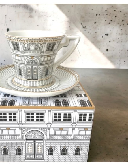 Palazzo Filiżanka Porcelanowa ze Spodkiem w Ozdobn