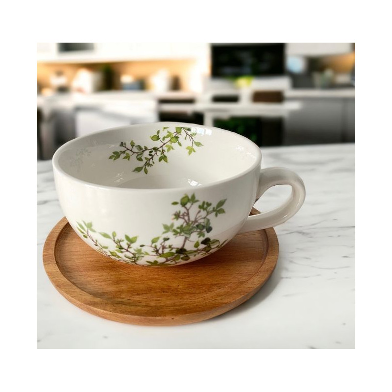 Natura Filiżanka z Drewnianym...