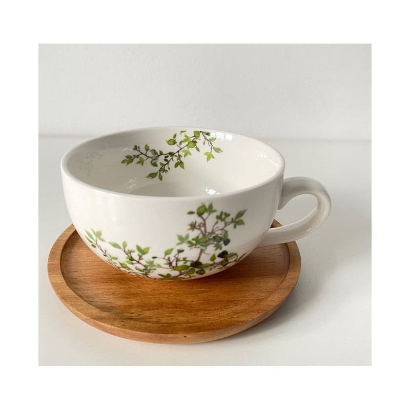 Natura Filiżanka z Drewnianym...