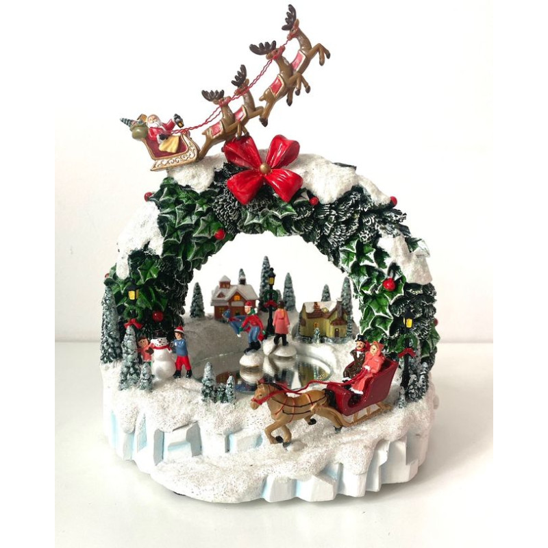 Ruchoma scenka z wieńcem