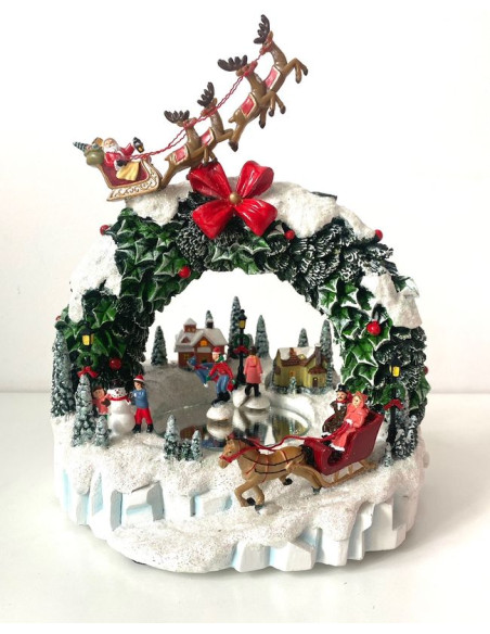 Ruchoma scenka z wieńcem