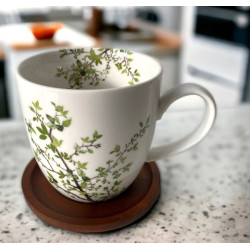 Natura Kubek z drewnianym spodkiem 350ml 2