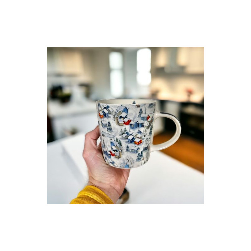 "Zimowe Miasteczko" Kubek Porcelanowy...
