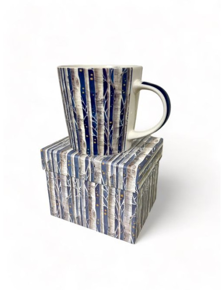 Brzozy - Kubek Porcelanowy w Ozdobnym Pudełku 350 ml