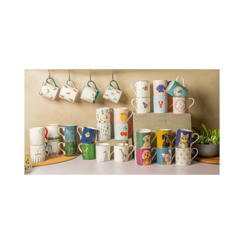 Mikasa Rudzik Kubek Porcelanowy 280 ml 