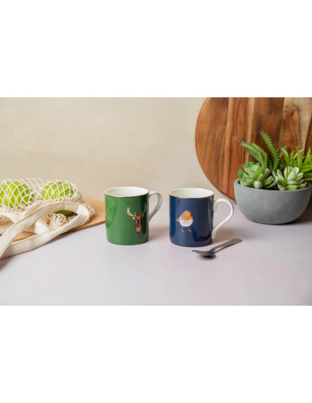 Mikasa Rudzik Kubek Porcelanowy 280 ml 