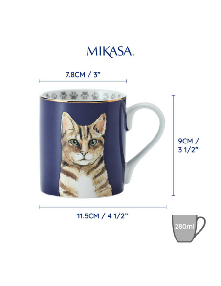 Mikasa Kot Kubek Porcelanowy 280 ml 