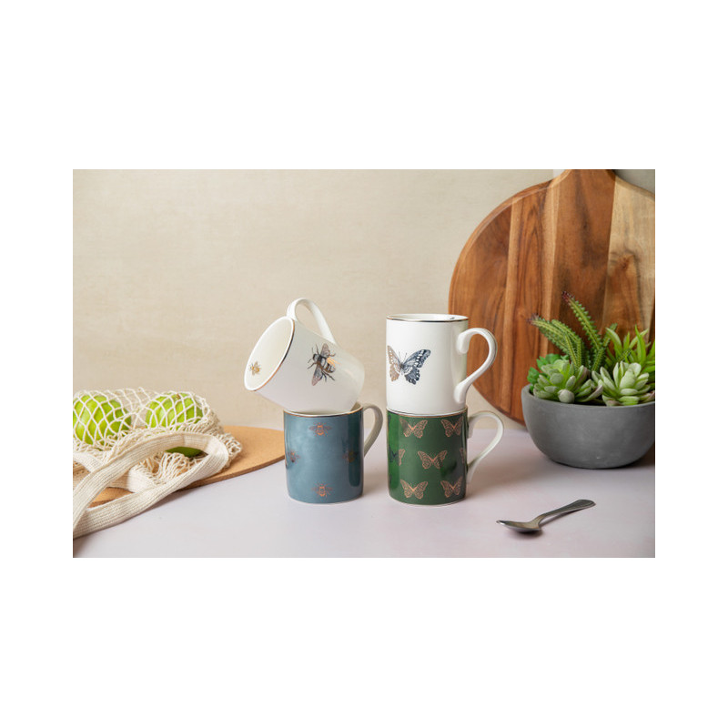 Mikasa Motyle Kubek Porcelanowy 280 ml 