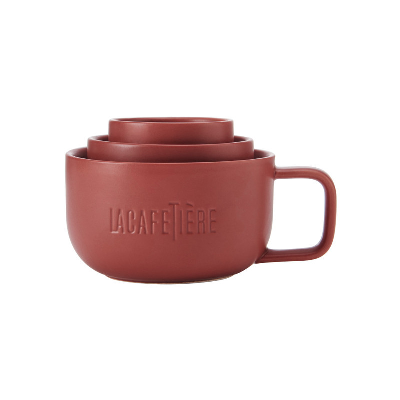 La Cafetiere Kubki do Kawy Czerwone 3...