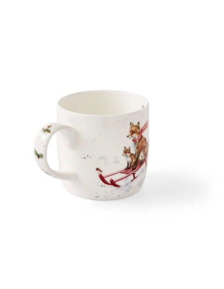 Lisy na Sankach Kubek Porcelanowy 310 ml 