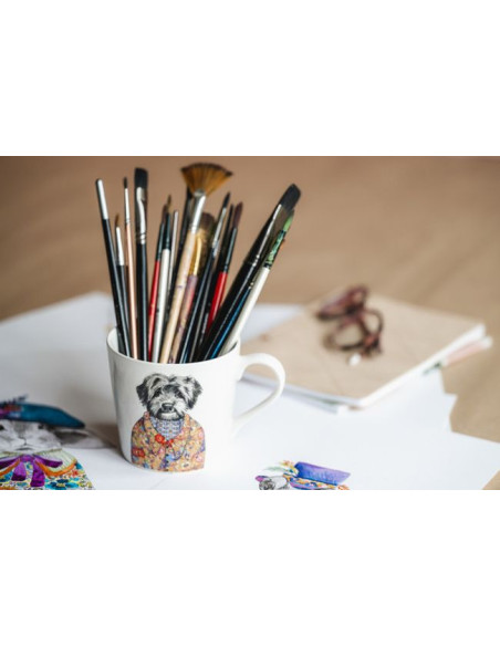 Mikasa Tipperleyhill, Kubek Porcelanowy Pies - 380 ml