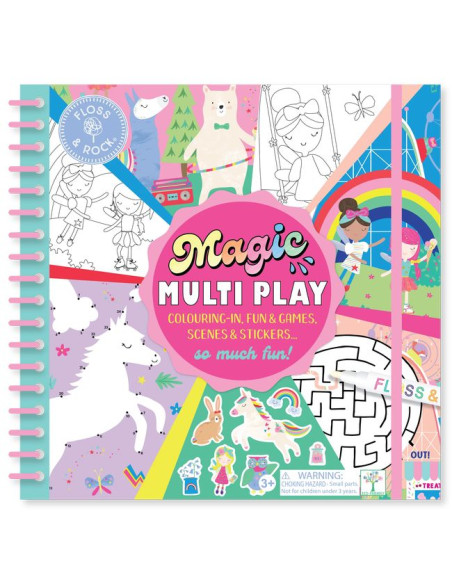 Tęczowe Wróżki Magiczna Kolorowanka Wodna z Zadaniami