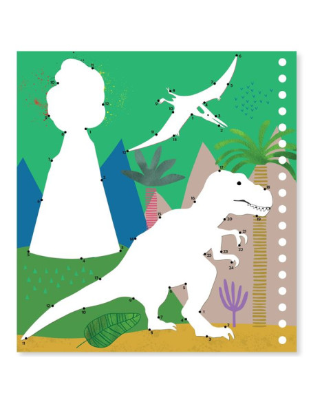 Dinozaury Magiczna Kolorowanka Wodna z Zadaniami