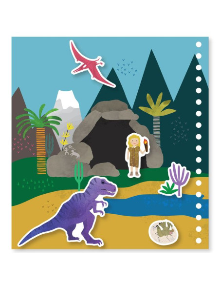 Dinozaury Magiczna Kolorowanka Wodna z Zadaniami