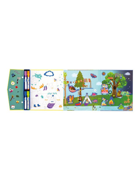 Przygoda Zestaw Magnetycznych i Plastycznych Zabaw 4 w 1