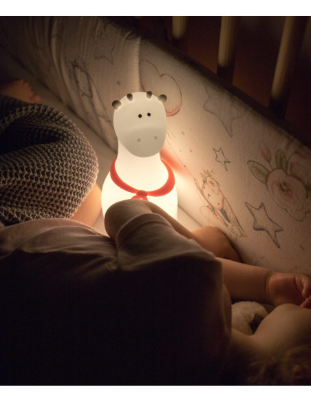 Żyrafa Lampka Silikonowa Biała