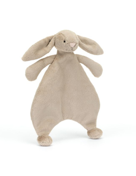 Króliczek Szmatka Przytulanka Beżowa 27 cm