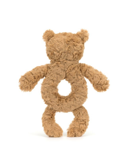 Miś Bartłomiej Grzechotka Brązowa 18 cm